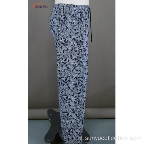 Ladie&#39;s Plus Size All Over Print Jersey Pants
